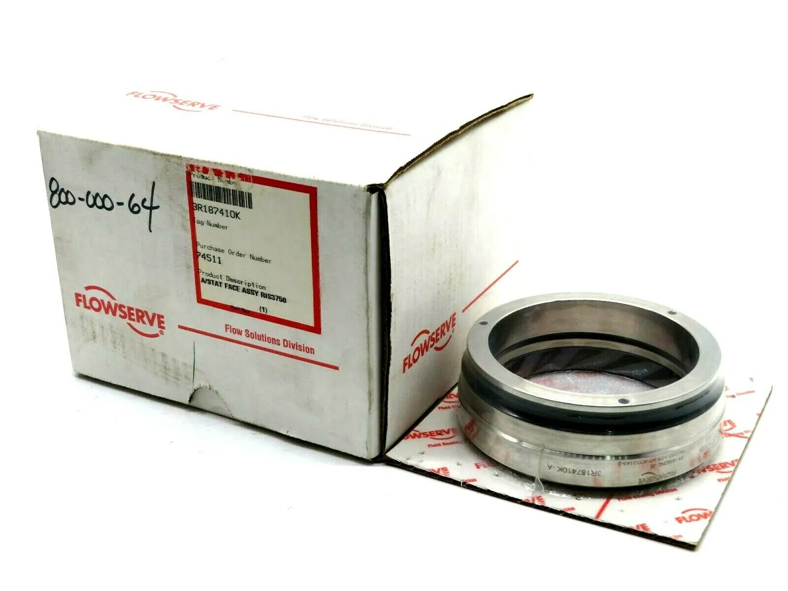 NEW FLOW SERVE 3R18741OK A/STAT FACE ASSY RIS3750