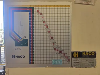 Used 2003 HACO ERM 36150 Press Brakes Ontario CA | Trader Machinery Inc #1338004