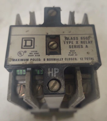 🔥(2 PCS Lot) Square D Class 8501 Control Relay, Form HP Series A, 24V Coil