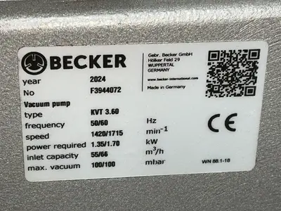 Used BECKER KVT 3.60 Vacuum Pumps Ohio US | HGR 24 #1503766