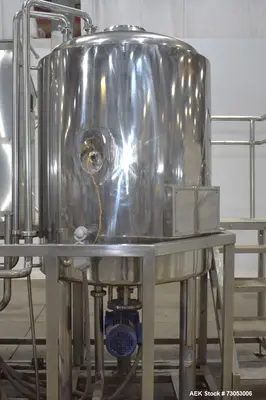 Used Allied Beverage Tanks 3.5 BBL Stainless Steel Brewhouse System – Complete Setup