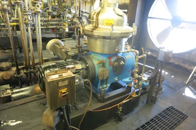 Westfalia SAMR 5036 Separator, 20 HP, 6400 RPM, Desludger