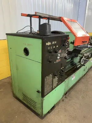 25" X 120" DOALL ROMI MODEL 25H GAP BED ENGINE LATHE