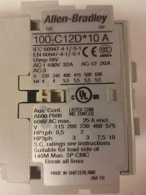 USED ALLEN-BRADLEY 100-C12D10
