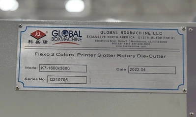 2022 KL 66" X 142" FLEXO PRINTER SLOTTER FLEXO PRINTER SLOTTER | Global Boxmachine, LLC (11)