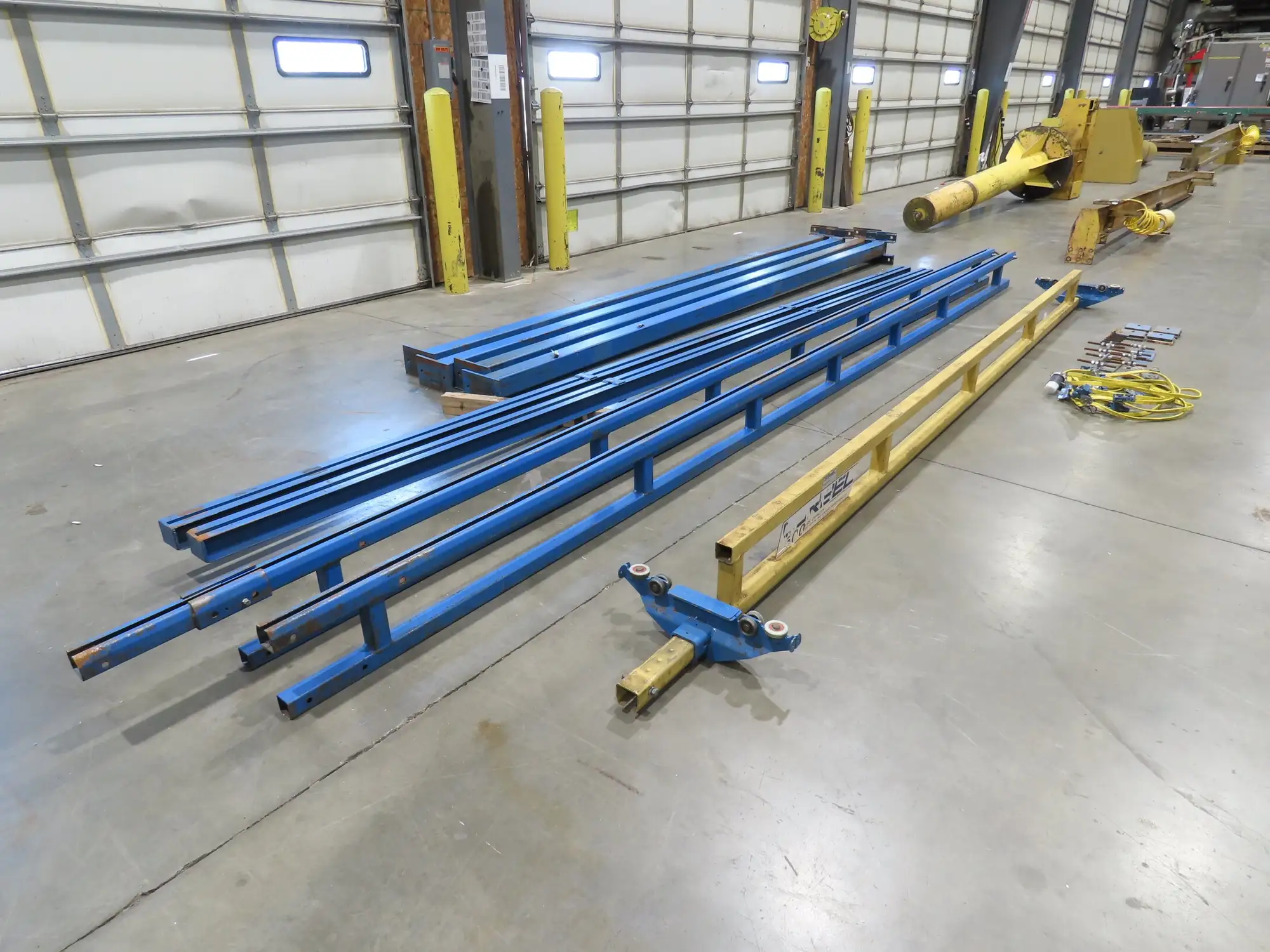 Gorbel 1/4 Ton 500Lb Free Standing 4-Post Bridge Crane 15'Span 18' 6"Runway