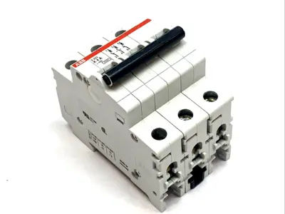 USED ABB MCB 3-POLE 4A CURVE K S203-K4