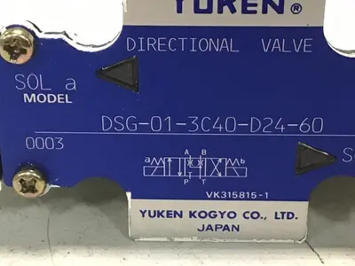 USED YUKEN DSG-01-3C40-D24-60