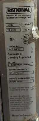 USED RATIONAL WE62