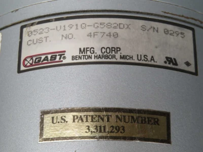 Used GAST _UNKNOWN_ Vacuum Pumps Texas US | OCO Industrial #1704289