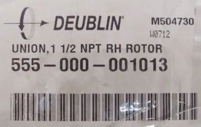 NEW DEUBLIN 555-000-001013 UNION 1-1/2" NPT 555000001013
