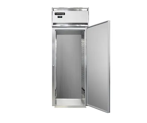 Continental D1FINSA 35 1/4" Designer Line One Section Roll In Freezer, (1) Right Hinge Solid Door, 115/208-230v