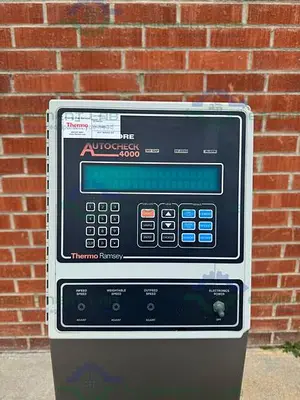 USED THERMO RAMSEY AUTOCHECK 4000 CHECKWEIGHER W/ 18.5" X 21.5" PLATFORM