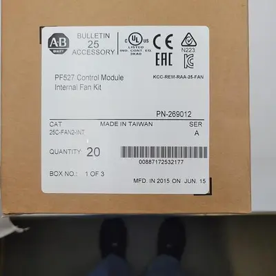 New | in-Stock ALLEN-BRADLEY AB ALLEN BRADLEY PF527 CONTROL MODULE INTERNAL FAN KIT PN-269012 CAT: 25C-FAN2-INT Industrial Controls | ND Industrial Surplus #1222249