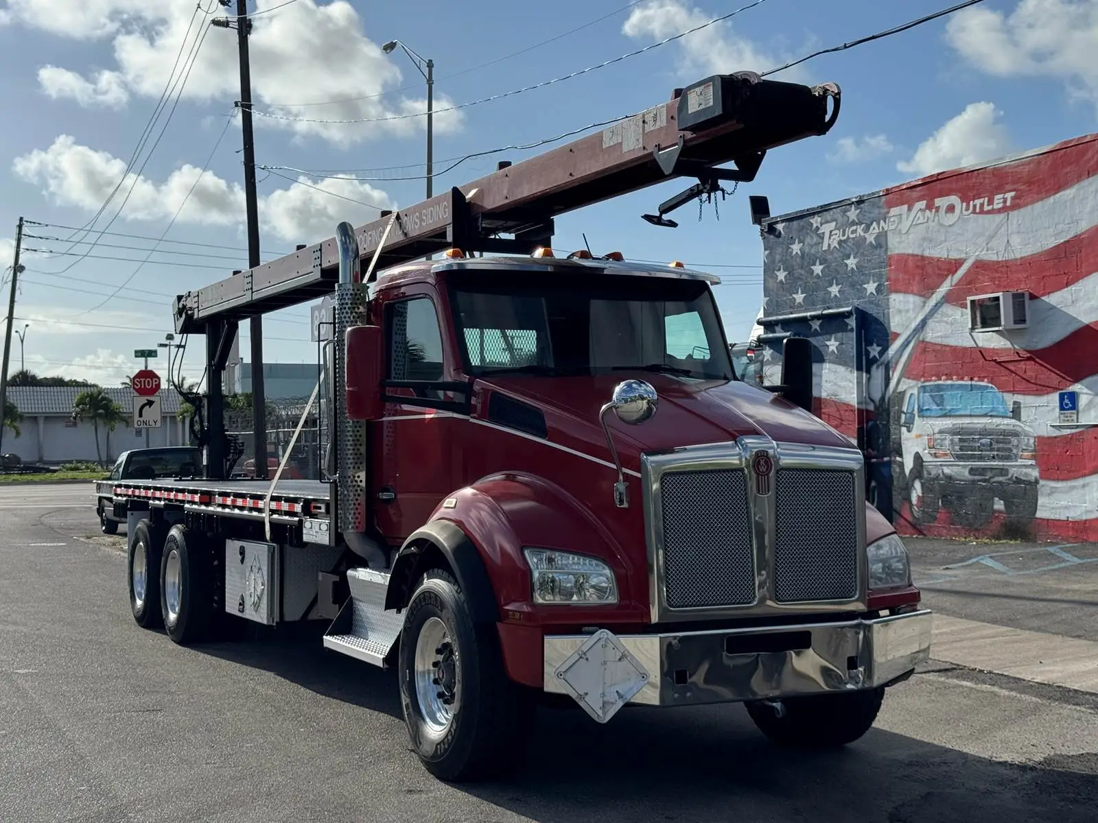 Used 2016 KENWORTH T880 Flatbed Trucks Florida US | Truck and Van Outlet #1509209