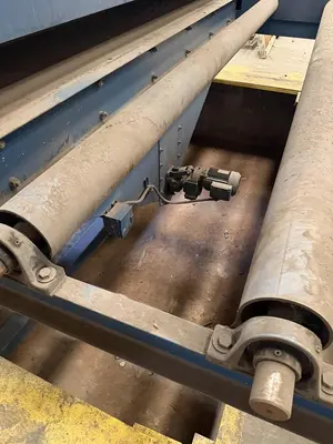 New | in-Stock 2008 BLASTEC 10' PLATE Roller Conveyor Shot Blaster Pennsylvania US | Shot Blasting Equipment #1292197