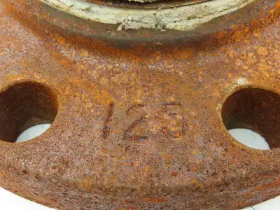 Anvil 4" Threaded Steel Flanged Straight Pipe Connector #125