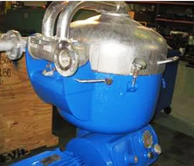 (2) Alfa-Laval B-214C degumming/wash water separators, SS.