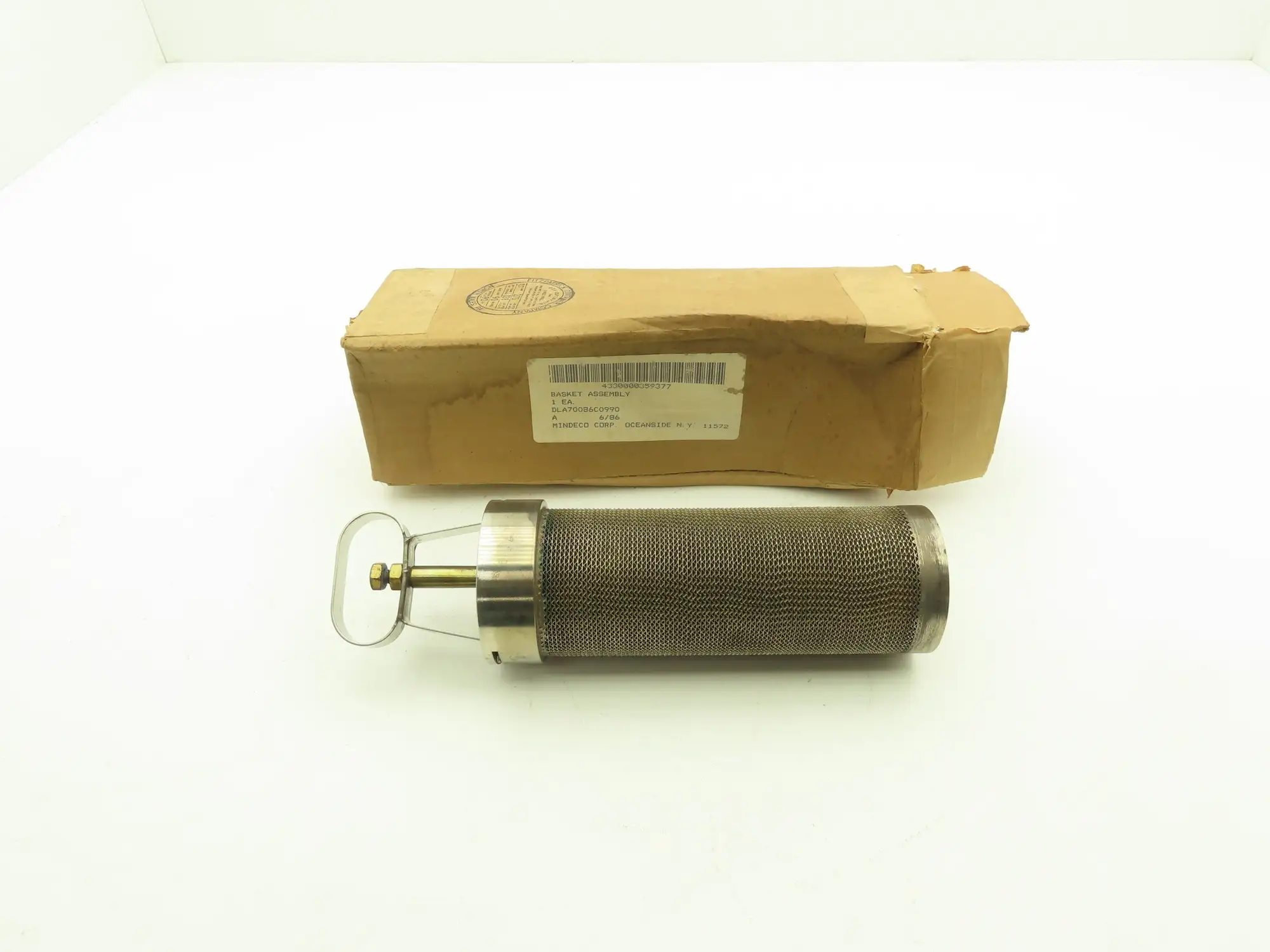Mindeco 4330-00-035-9377 Basket Assy w/Removable Magnetic Basket 2.7" OD 7" Deep