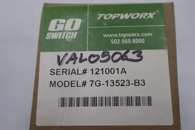 TOPWORX 7G-13523-B3 LIMIT SWITCHES LEVERLESS GO SWITCH STOCK K-3732