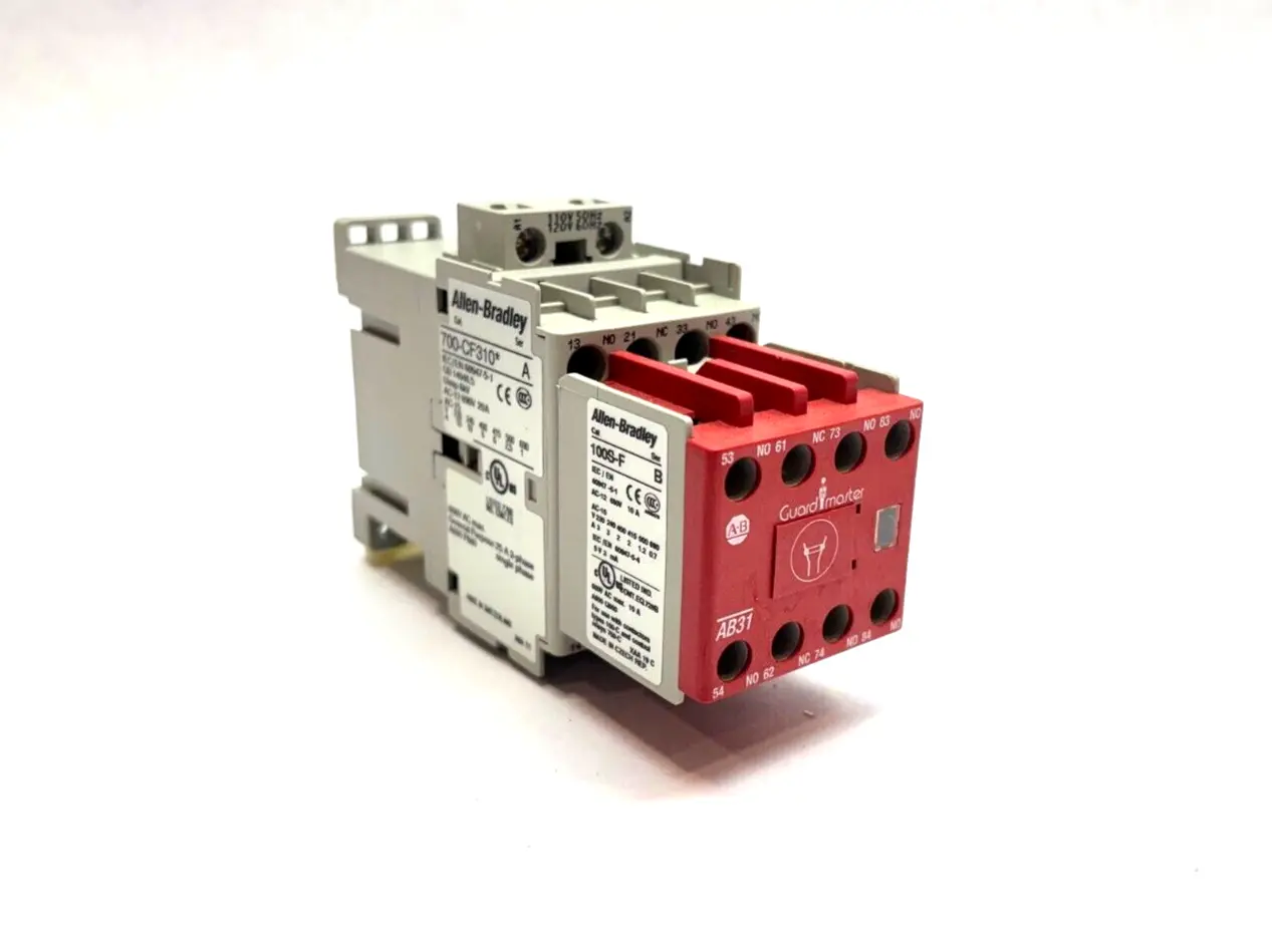 100S-C85D14BC | Allen Bradley 700S-CF620DBC Safety Control Relay Contactor, 110/120V Coil - Used