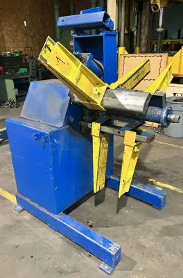 8,000 lbs. x 24" Wide Custom Motorized Uncoiler