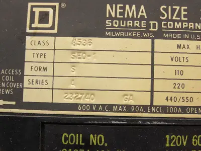Used SQUARE D _UNKNOWN_ Starters Indiana US | Arrow Industrial #1316628