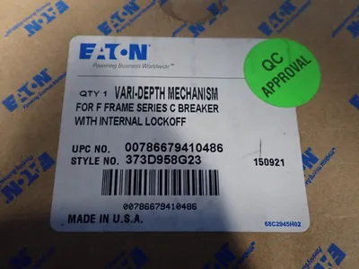 New | in-Stock EATON 373D958G23 Circuit Breaker Parts Ohio US | HGR 24 #754873
