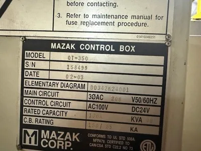 2003 MAZAK QUICK TURN 350 CNC Lathes | PREMIER ENGINEERING LLC (2)