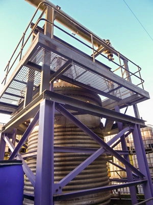 16,000L S/S Limpet Coiled Reactor