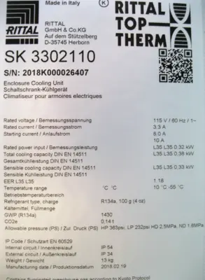 USED Rittal Top Therm SK 3302110