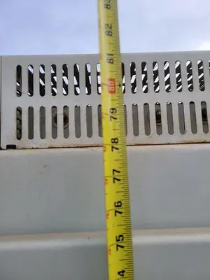 Large 78'' x 19.5'' x 83'' T Twin Door Steel Electrical Control Safety Enclosure