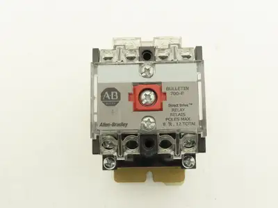 Allen-Bradley 700-P200A1 AC Relay 2 Pole Contactor 10A 600V 2NO 120V Coil Ser E
