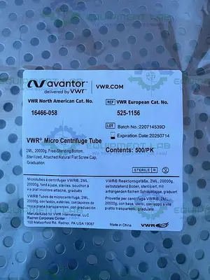 NEW 450 PACK - VWR 16466-058 MICRO CENTRIFUGE TUBE WITH FLAT SCREW-CAP