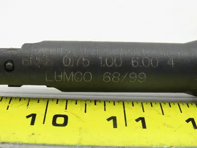 Lumco 0.75 1.00 6.00 4 3/4" Ballnose 2 Flute Indexing Carbide Cutter 1" Shank