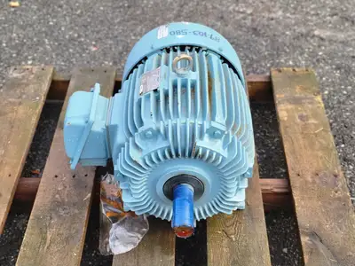 15 hp, 230/460 volts, 3525 rpm, 254T Electric Motor
