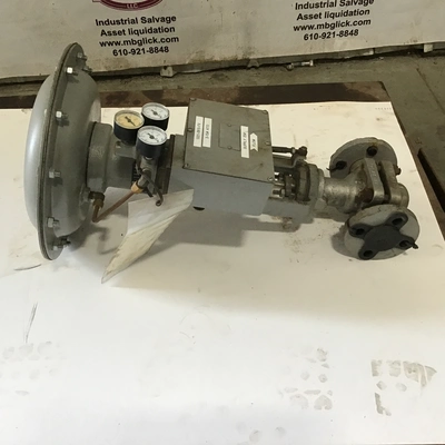 K&M Globe Style Control Valve Stainless Steel 1″ Valve Body