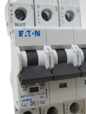NEW EATON FAZ-D5/3-NA CIRCUIT BREAKER FAZD53NA