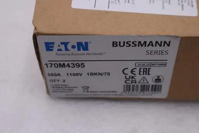 BOX OF (2) NEW Eaton BUSSMANN 170M4395 Fuse STOCK GF-50A