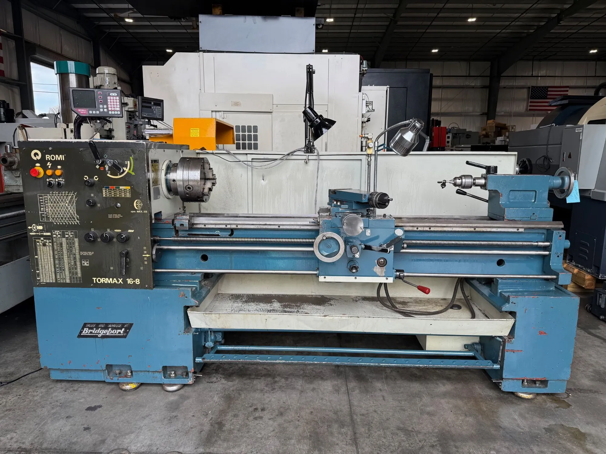 Used 1996 ROMI Tormax 18-8 Engine Lathes 7932 | GMT