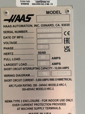 USED 2023 HAAS VF-2SS