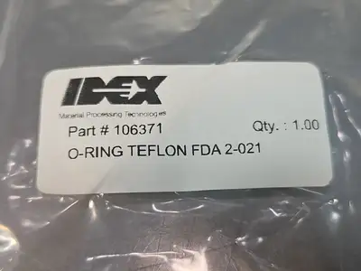 IDEX 106371 O-Ring Teflon FDA 2-021 Loc5E5/9
