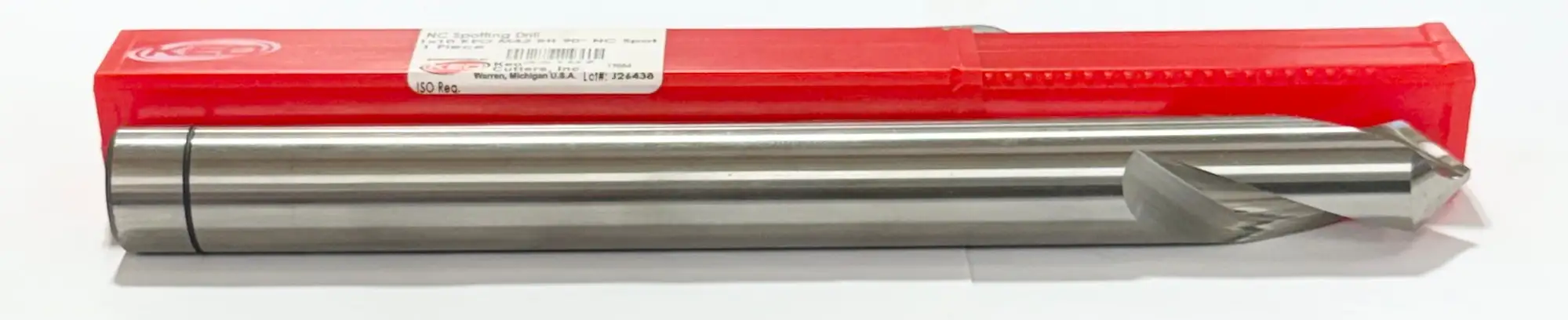 Keo 1" x 10" Cobalt NC Spotting Drill RH 90 Degree USA Made