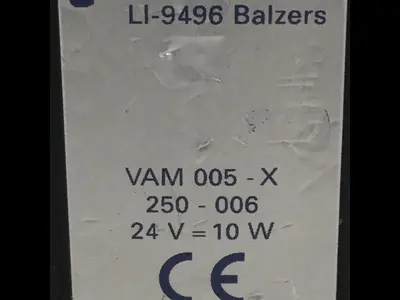Used INFICON VAM005-X LI-9496 BALZERS Valves/Fittings Michigan US | Ideal Machinery #1275208