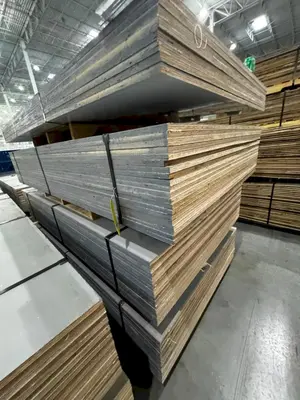 8' X 4'-6" LONG PLYWOOD FLOOR BOARDS WITH ANTI-SLIP RESIN COVERING: YOBRO #24878