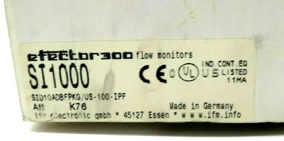 NEW EFECTOR IFM FLOW SENSOR