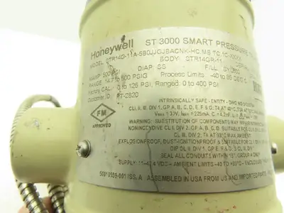 Honeywell ST3000 Pressure Transmitter 15-500PSIG W Regulating Valve 8' Capillary