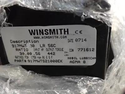 Used WINSMITH 917MWT Motors (misc) Ohio US | HGR 24 #912479