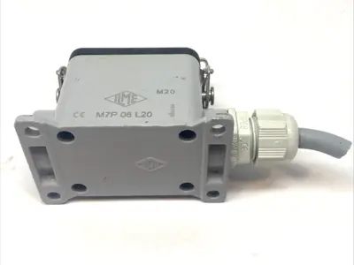 Used ILME Socket Enclosure w/ 16A 500V 6-Pin Socket Connector Accessories Michigan US | Maverick Industrial Sales #1400769
