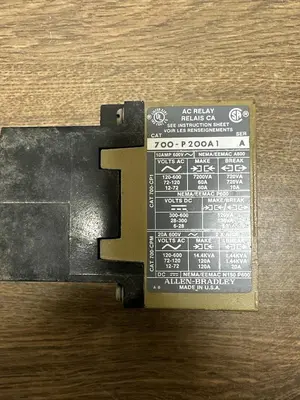 Used ALLEN-BRADLEY 700-P200A1 Miscellaneous Equipment (Electrical & Power) Ohio US | Surplus Asset Holdings #1245561